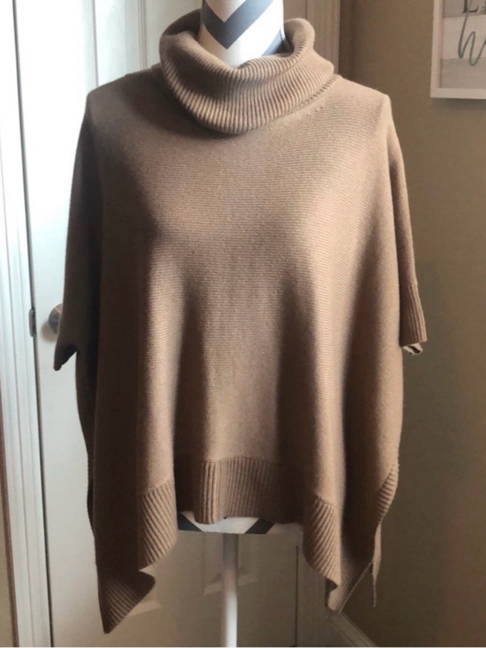 Theory Camel Cashmere Leslie B Sweater